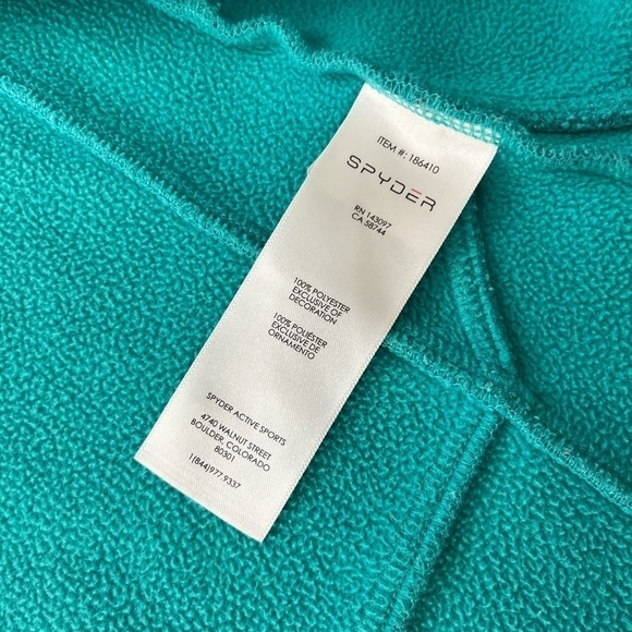 Spyder Endure Jacket Girls Medium Turquoise - Picture 4 of 11
